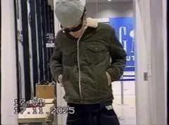 gap風　swag ボア襟付き　ジャケットY2K 古着