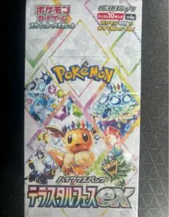 テラスタルフェスex 10BOX シュリンク付　ポケセン当選品 テラスタルフェスex BOX シュリンク付き ポケセン産