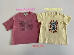 ティンカーベル /ニューズプラネット ベビー 95cm Tシャツ 2枚セットのサムネイル