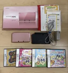 Nintendo 3DS 本体 ソフト 箱付き たまごっち リズム天国