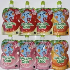 ぷるんぷるん　Qoo ゼリー飲料　りんご　もも　みかん　8個のサムネイル