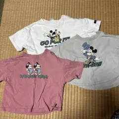フタフタ　ミッキーマウス Tシャツ 3枚セット