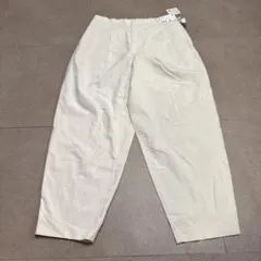 Uniqlo ユニクロ　リネンブレンドバレルレッグパンツ丈長め　XXL 新品