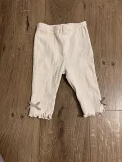 アイボリー リブレギンス 70cm