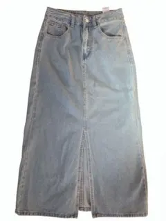 ライトブルーデニムタイトスカート デニムスカート