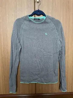 BURBERRY BLACK LABEL グレー 長袖ニット