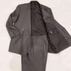 極美品 Burberry's グレー スーツ セットアップ XL 裏地 ホース柄