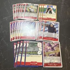 ワンピース カード赤デッキパーツ　ノーマル&Rまとめ売り エッグヘッドクライシス