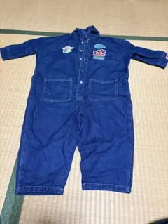 LITTC トミカ デニム オーバーオール 100 つなぎ　ミッキー