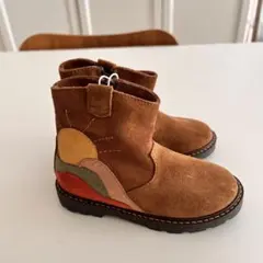 【新品未使用タグ付き】ZARAブラウン スエード ブーツ