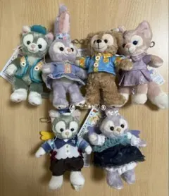 上海香港ディズニーランド リーナベル ぬいぐるみバッジまとめセット