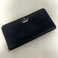 kate spade ♡レザー 長財布♡ブラック♡ご希望でビーズ付き♡