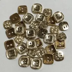 金ボタン　装飾ボタン　ゴールド　レトロ
