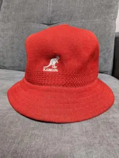 KANGOL レッド バケットハット Lサイズ