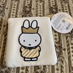 miffy ミッフィー ポーチ 王冠付き70周年ロゴ