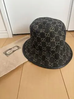 GUCCI GGパターン バケットハット 保存袋付き