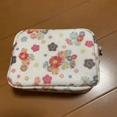 マリークワント 花柄 ポーチ