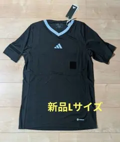 【新品タグ付】ベルクロ有アディダス 2023 レフェリージャージー審判服　L