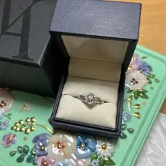 ヴァンドーム青山現行品 16万5千円プラチナダイヤモンドリング 中古美 
