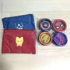 MARVEL ポーチ&缶ケースセット