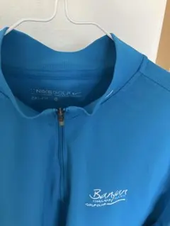 Nike Golf DRI-FIT ハーフジップ 青 ゴルフウェア