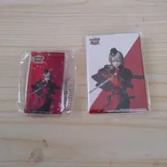 刀剣乱舞無双　DMMスクラッチ　スクエア缶バッジ＆アクリルキーホルダー　日向正宗