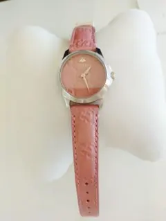 GUCCI 腕時計 ピンク 本革 クラリティ グッチのサムネイル