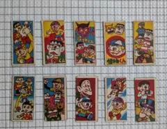 昭和レトロ】当時物 ゲゲゲの鬼太郎 角メンコ 12枚セット めんこ 面面