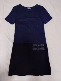 EGERIE Paris 半袖ワンピース（フランス製）Sサイズ