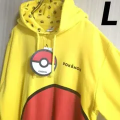 【値下】レア★ポケモン モンスターボール メンズ パーカースウェットL