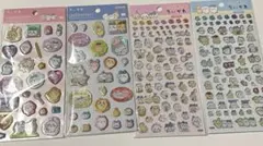 ちいかわ　ポップデコパーティー　ラメきらクリスタルシール　ぷっくりあしーる