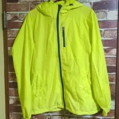 FIRST DOWN フード付きナイロンジャケット L