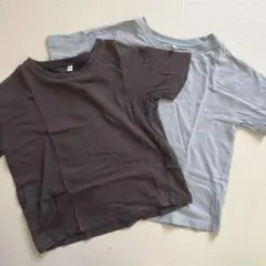 coca キッズ 半袖Tシャツ 2枚セット 120cm 水色 ネイビーのサムネイル