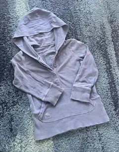 アバクロ　トップス　パーカー　七分袖　ミニ丈