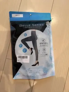 BELLE SERIES リブ着圧レギンス クールタイプ チャコールグレーL