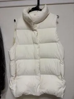 UNIQLO NANODESIGN アイボリー ダウンベスト L
