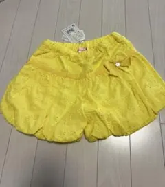 ミキハウス イエロー 半ズボン 120 キュロット　ハーフパンツ