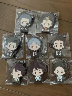 ハイキュー!! おすわりラバーストラップコレクションB 全8種セット　まとめ売り