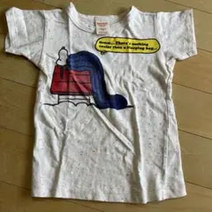 スヌーピー Tシャツ 110cm デニムダンガリー