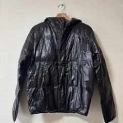 ブラック ダウンジャケット フード付き