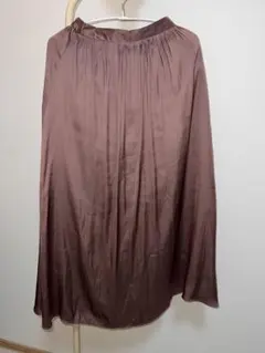 【値下げ】ピンク サテン フレアスカート