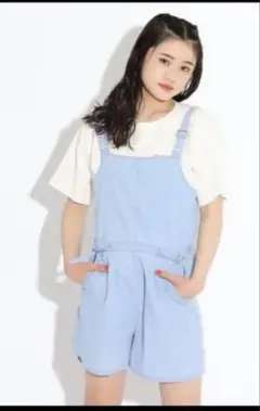 ピンクラテ キュロットサロペ150