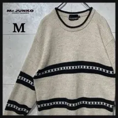 ✴︎ Mr. JUNKO ボーダー ニット セーター ロンT トレーナー G10