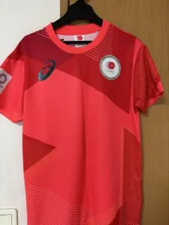 東京オリンピック2020 Tシャツ 赤 ASICS