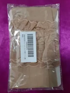 新品未開封　ベージュ レース付　ガーター ストッキング　厚手タイプ
