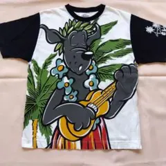 Shonanbo フラダンス犬 Tシャツ Sサイズ 日本製