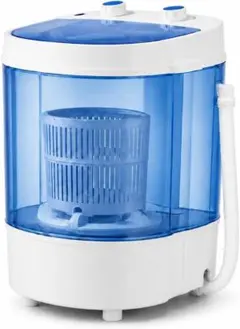ATURBO 小型洗濯機 ミニ洗濯機 簡易脱水 靴洗い 上履き ブルー 新品のサムネイル