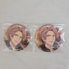 アイドリッシュセブン 御堂虎於 アイスタ 缶バッジ 2点