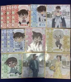 名探偵コナン　セガ ラッキーくじオンライン ガーデンパーティー 色紙12点セット