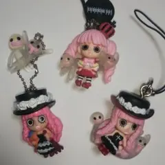 3種セット ペローナ マスコット ストラップ スイング ワンピース ホロウ